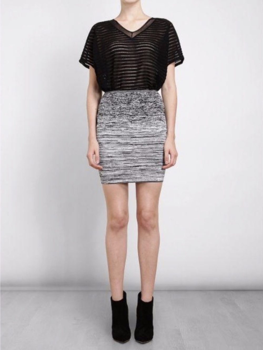 Alexander Wang Degrade Pencil Skirt Bodycon Size Medium Office Cocktail Designer